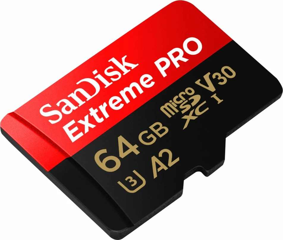 Kartelë memorie microSDXC SanDisk Extreme PRO 64GB, me adapter
