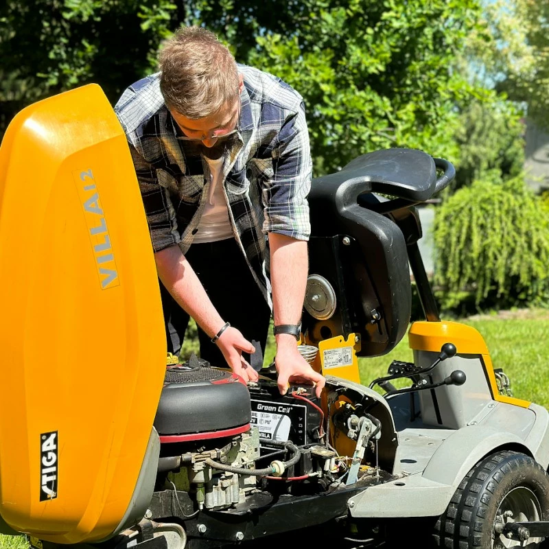 Bateri AGM VRLA, Green Cell, AGM6V4AH-J, 6V 4Ah, IP54, 101x70x47 mm, e zezë