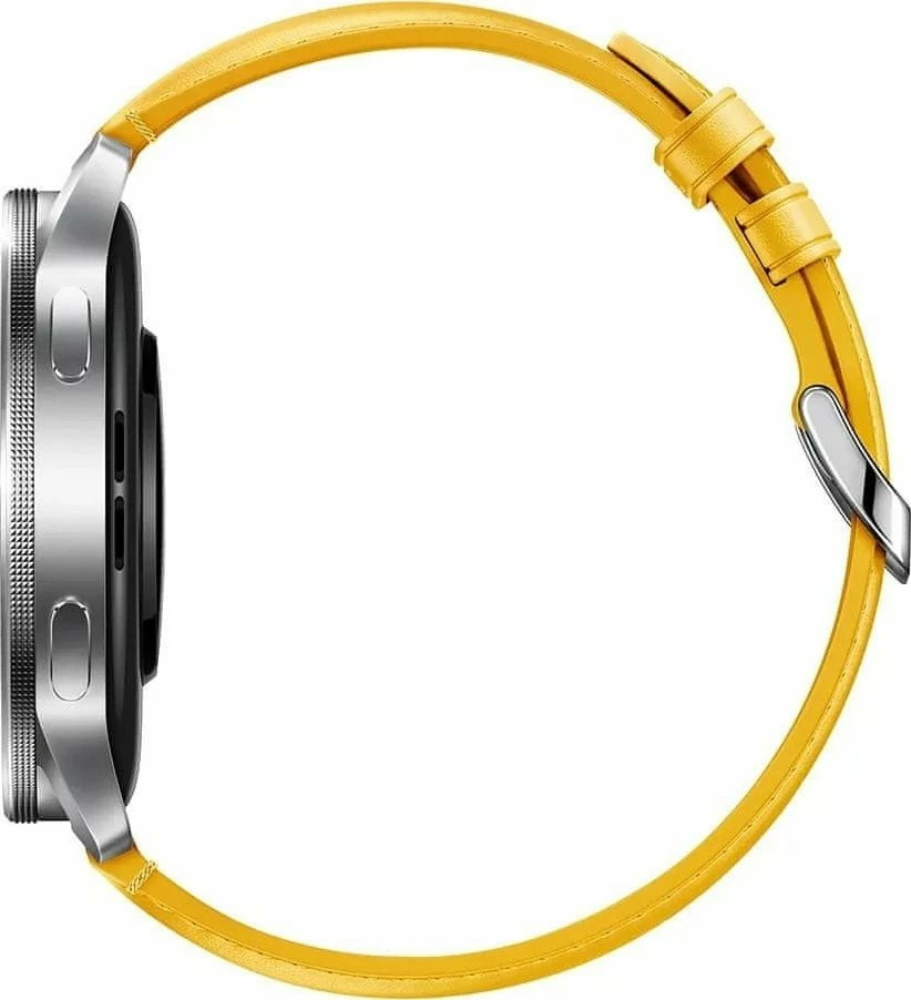 Rrip Smartwatch Xiaomi BHR7881GL, lëkurë eko, i rregullueshëm 135-205 mm, kompatibil me Watch S3/S1/S1 Pro/2/2 Pro, i verdhë krom