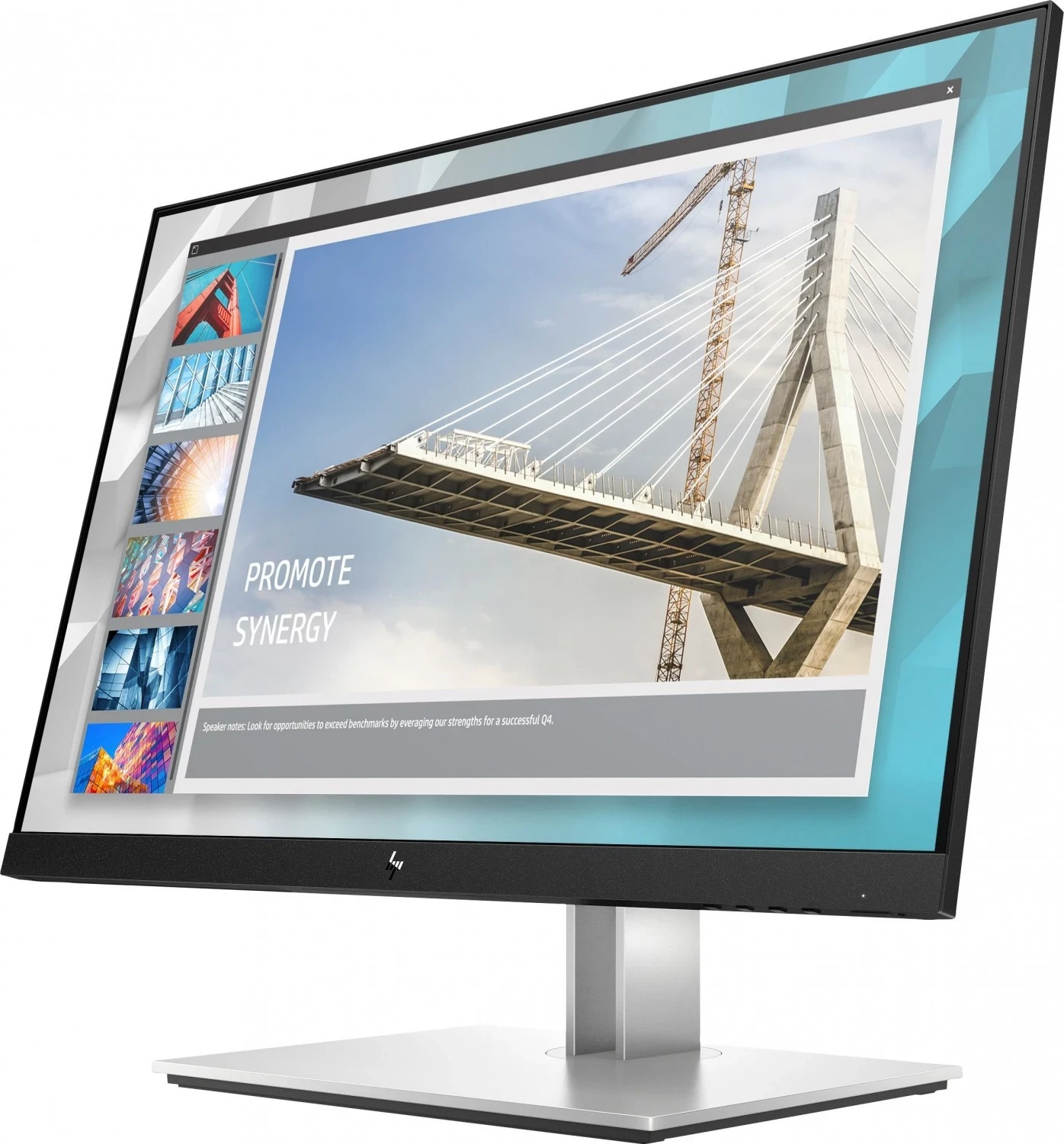 Monitor HP E24i G4, 24", 60Hz, i zi/ argjend