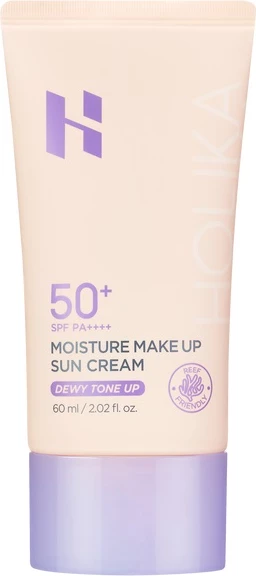 Krem për fytyrë me diell HOLIKA HOLIKA Moisture Make Up Sun Cream për femra, 60ml