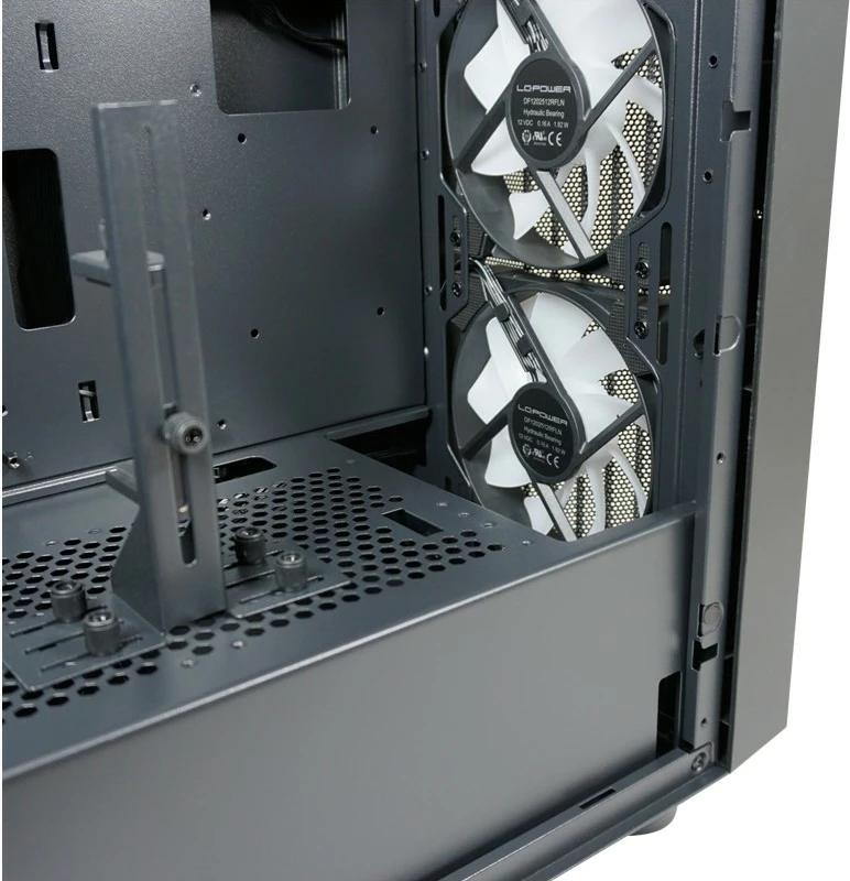 Kasë LC-Power LC-810B-ON, Midi Tower, ATX, EATX, micro ATX, Mini-ITX, e zezë