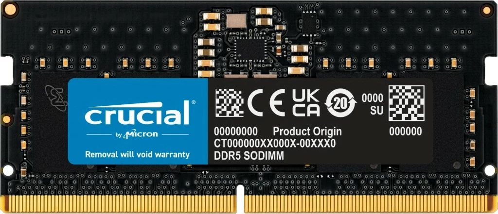 RAM Memorje Crucial 8GB DDR5 5600 SODIMM CL46