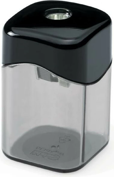 Mprehës lapsash Möbius+Ruppert, manual, me enë të lëvizshme, i zi/transparente