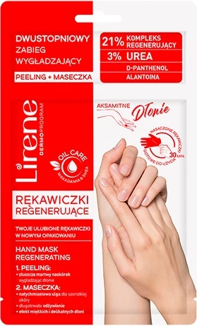 Doreza rigjeneruese për duar Lirene Velvety Hands për femra, 1 palë