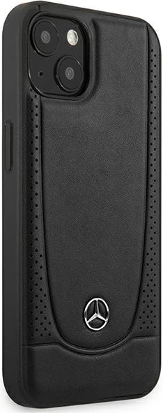 Mbështjellës Mercedes MEHCP15MARMBK për iPhone 15 Plus 6.7", lëkurë Urban Line, zi