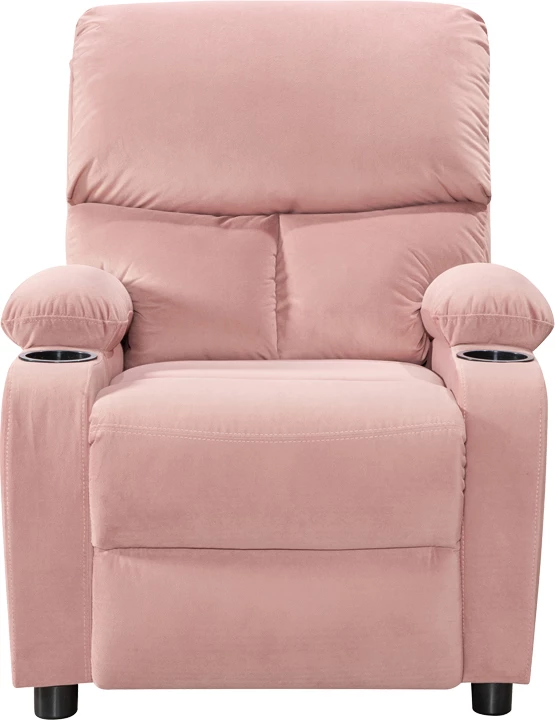 Karrige relaksuese me mbajtëse gotash Gartia kadife ngjyrë mollë e kalbur 79x94x102cm