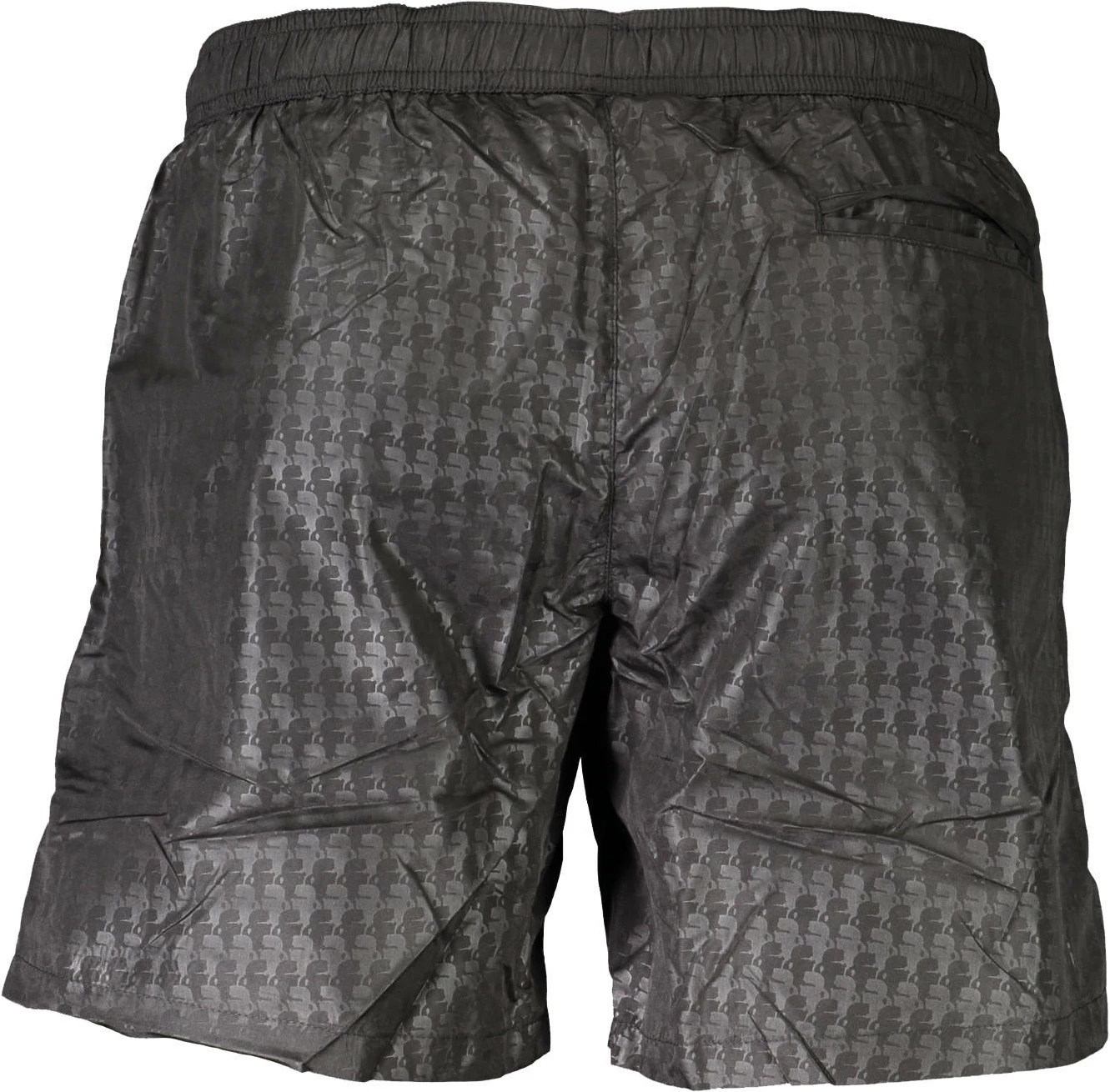 Bokser deti për meshkuj KARL LAGERFELD BEACHWEAR, të zezë