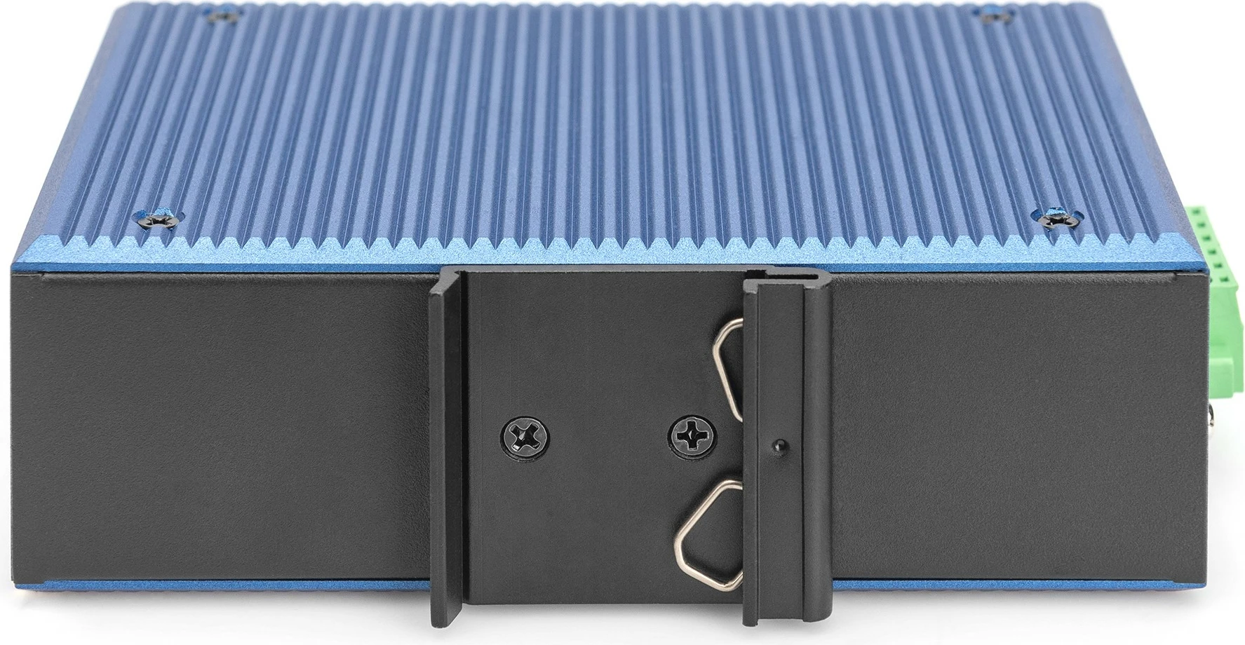 Switch industrial Digitus DN-651155, 4x RJ45 GE PoE, 2x SFP, menaxhueshëm, IP40, metalik