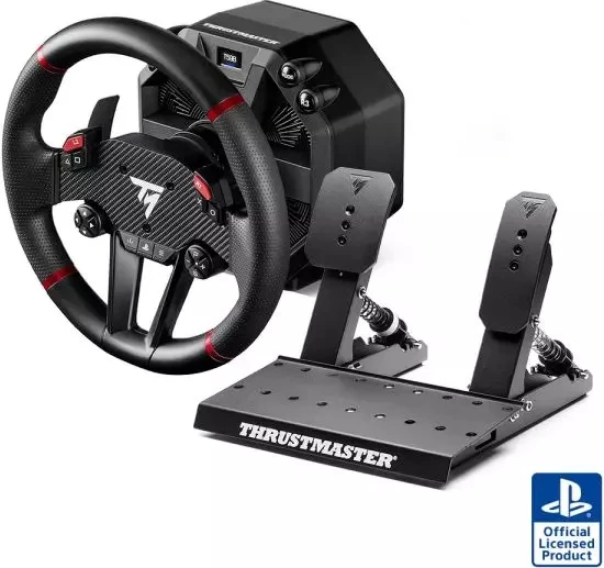 Timon garash Thrustmaster T598-P Direct Drive 5 Nm, 30 cm, me pedale 2, për PC/PS4/PS5, EU Type-C, i zi
