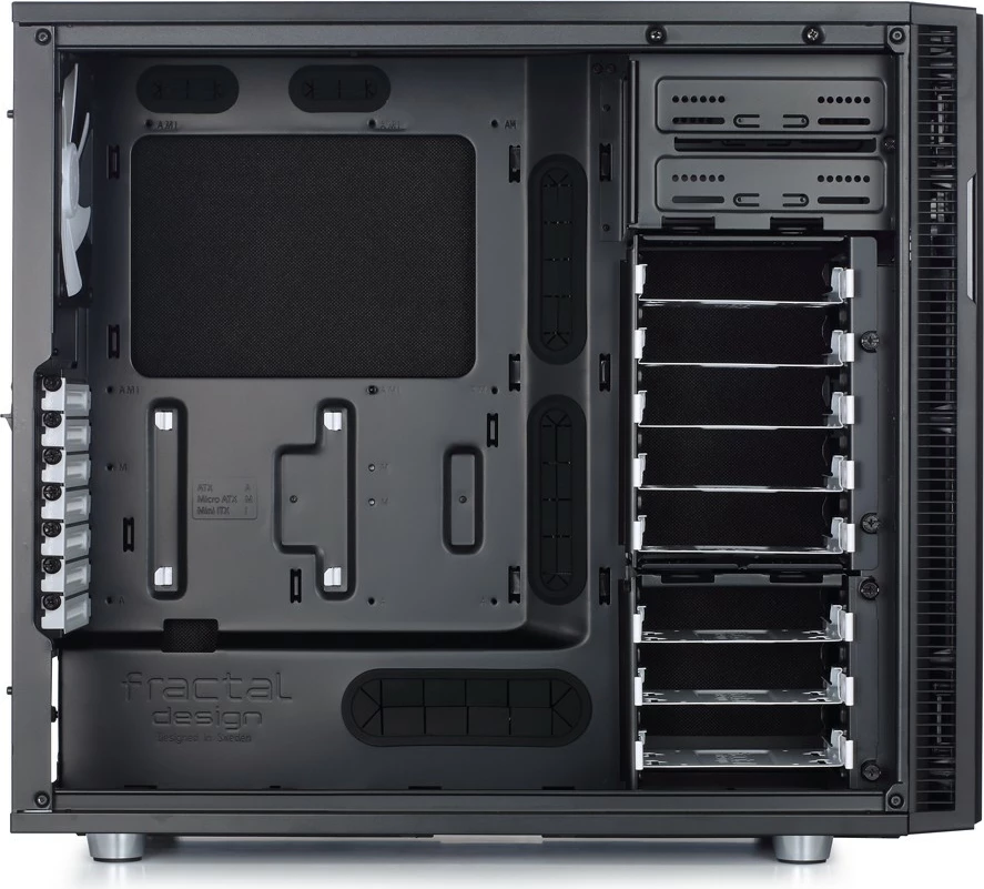 Kasë Fractal Design Define R5, Midi Tower, ATX/mATX/mITX, e zezë