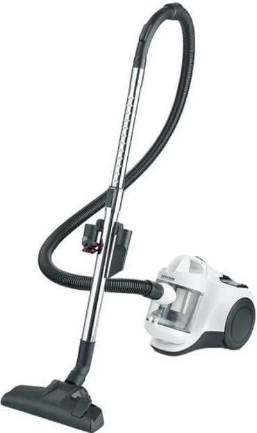 Fshesë me korrent Severin CY 7103, pa qese, 1L, 850W, e zezë-bardhë