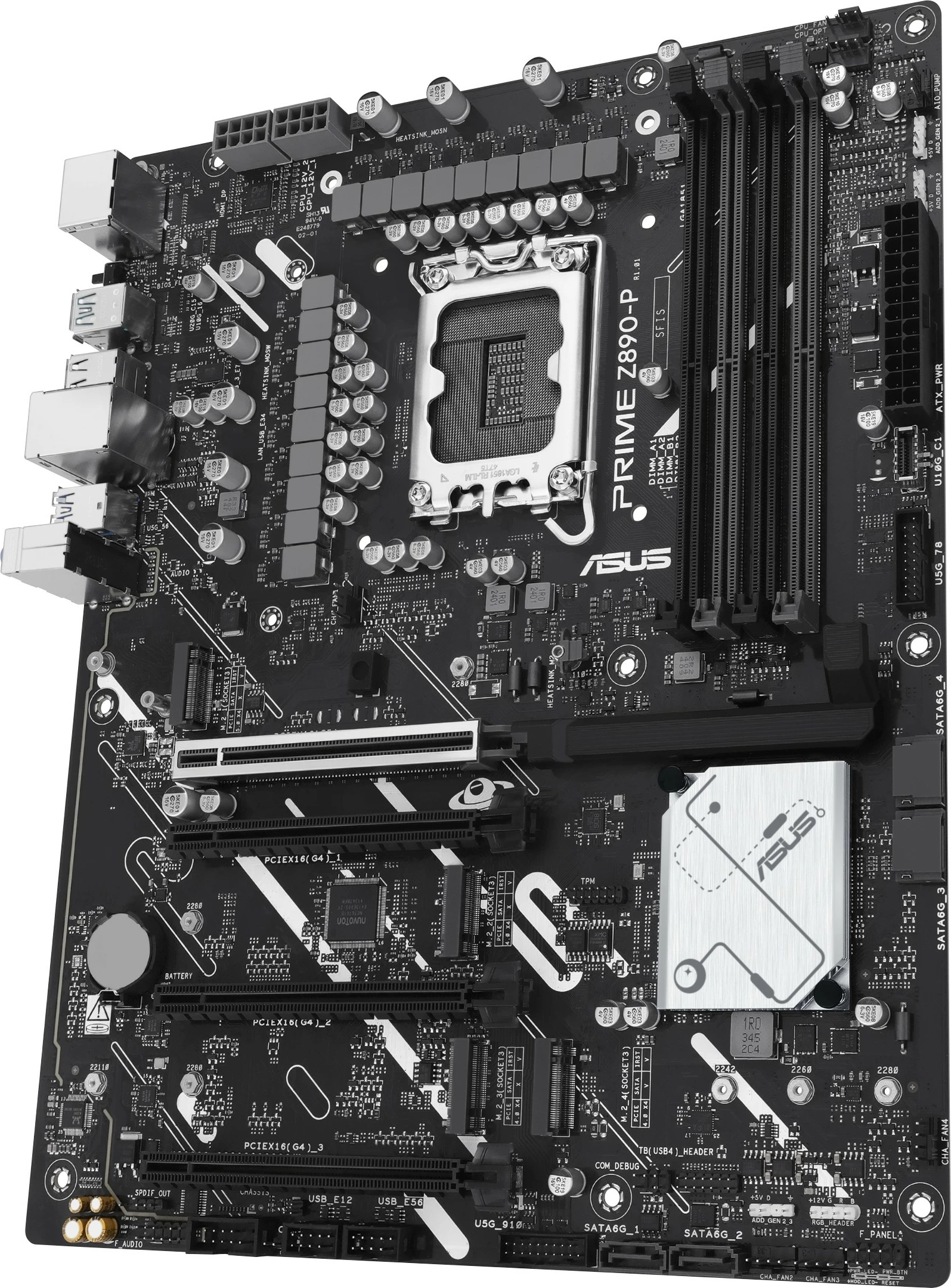 Pllakë amë ASUS PRIME Z890-P, Intel, LGA 1851, DDR5, 192 GB