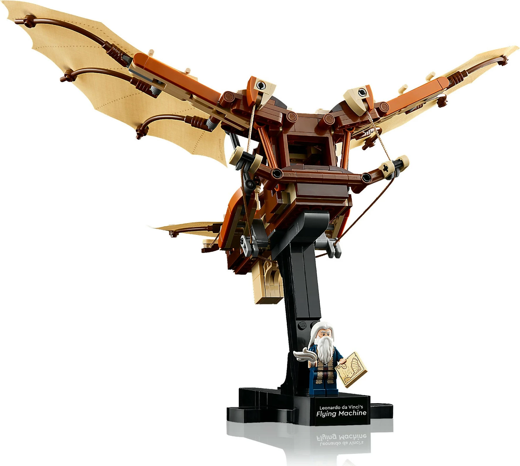 Set ndërtimi LEGO Leonardo da Vinci's Flying Machine, 493 pjesë, shumëngjyrësh