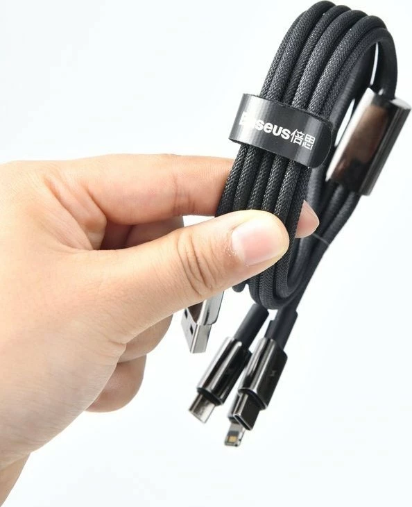 Kabllo USB-A në USB-C Baseus CAWJ000101 2m 100W USB 2.0, e zezë