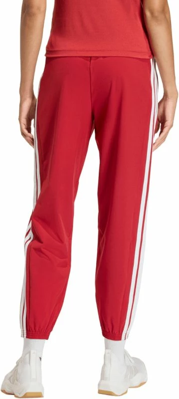 Pantallona sportive femra adidas Train Essentials 3-Stripes Woven KF8554, të kuqe [Madhësia: S]