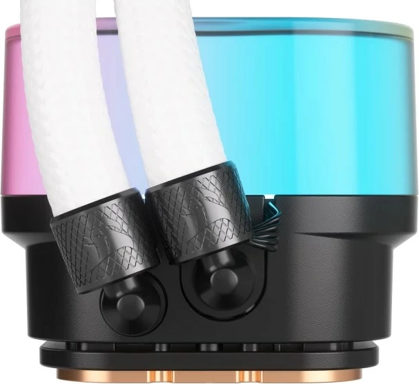 Ftohës hibrid Corsair H100i, 240mm, RGB, i bardhë