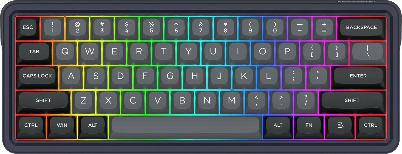 Tastierë Redragon Draconic V2 K730GB-RGB-PRO, 61 taste, RGB, wireless/wired, e zezë