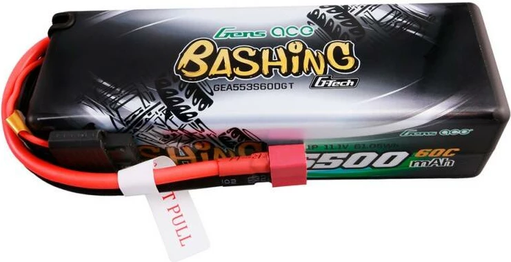 Bateri LiPo Gens ace G-Tech 5500mAh 11.1V 3S1P 60C HardCase për makina RC