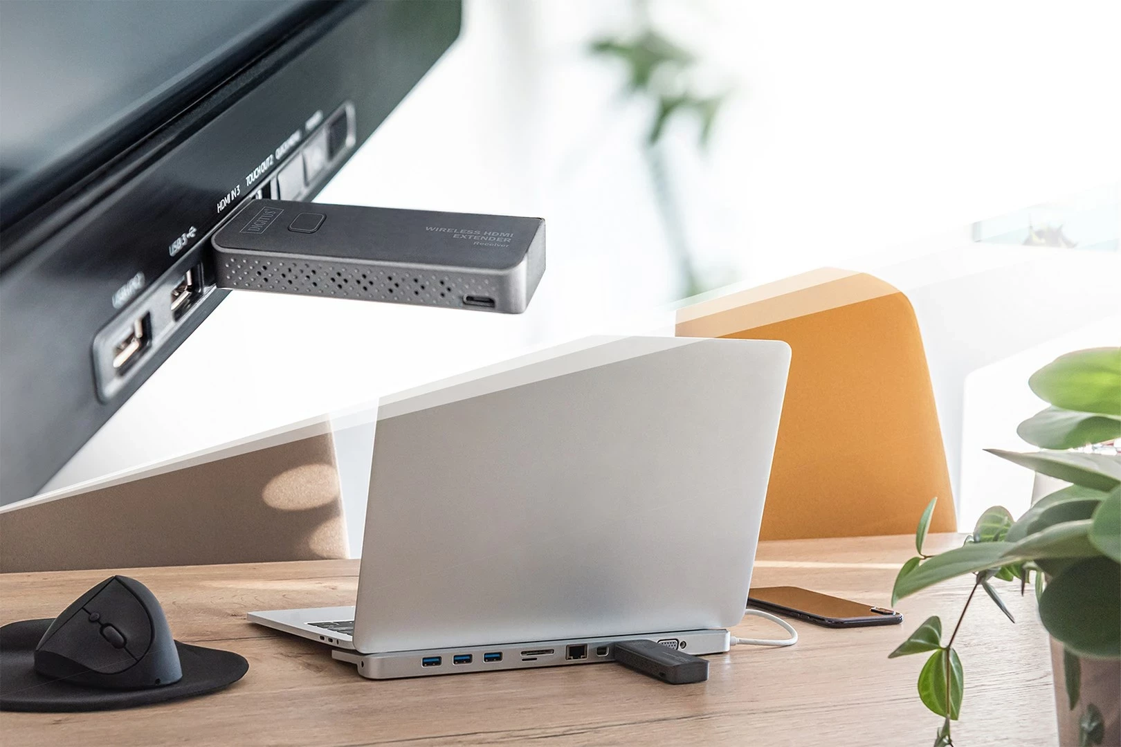 Set HDMI Extender pa tela Digitus, 50 m, i zi