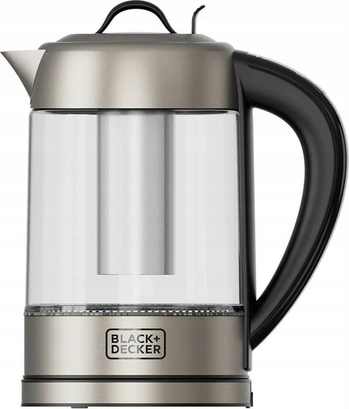 Çajnik elektrik Black+Decker BXKE2205E, 1.7 L, Transparent