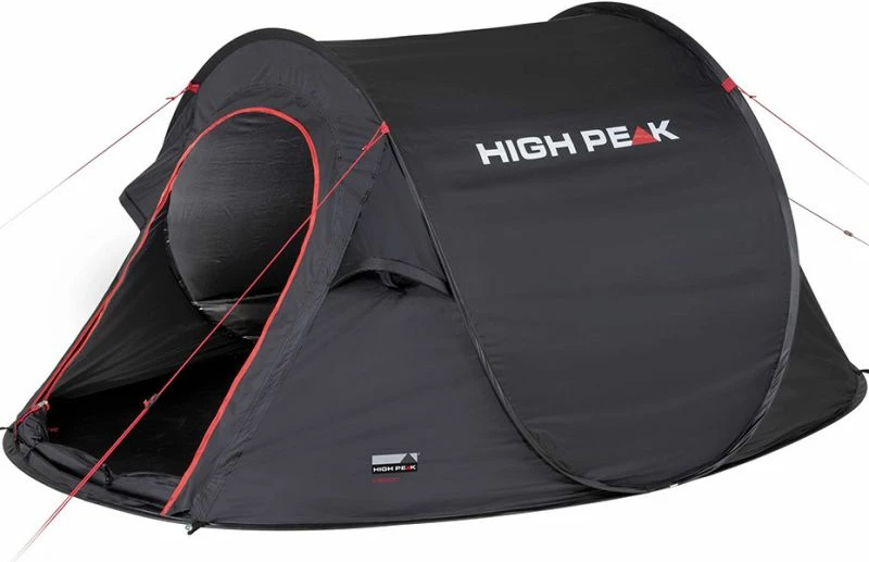 Çadra për Turizëm/Outdoor High Peak Vision 3, e Zezë