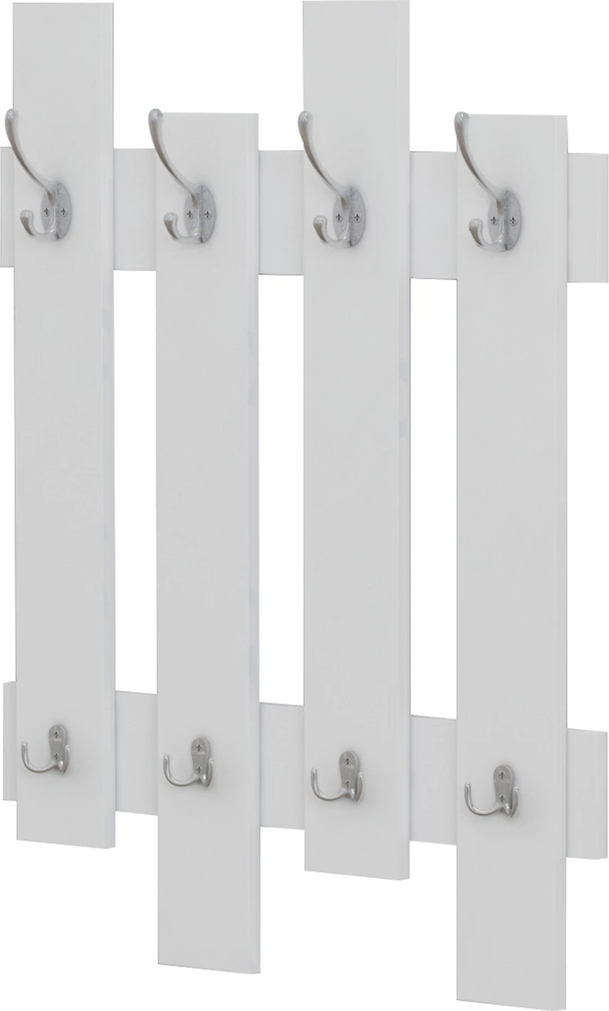 Varëse muri për pallto WESSON, melaminë, ngjyrë e bardhë, FH8940.11, 64x4x79H cm