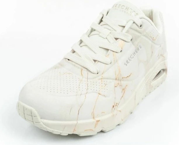 Atlete femra Skechers, të kremta