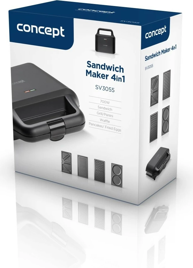 Toaster 4-në-1 Concept SV3055, i zi