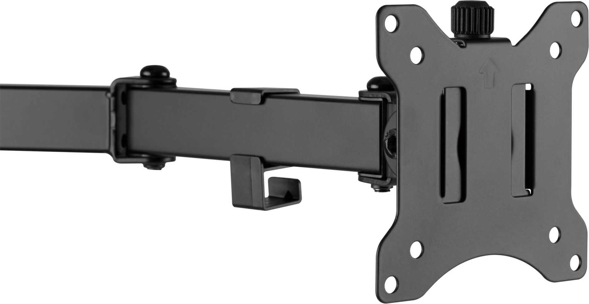 Mbajtës dy monitorësh Digitus universal, 15-32 inç, 8 kg, VESA 75x75/100x100, i zi
