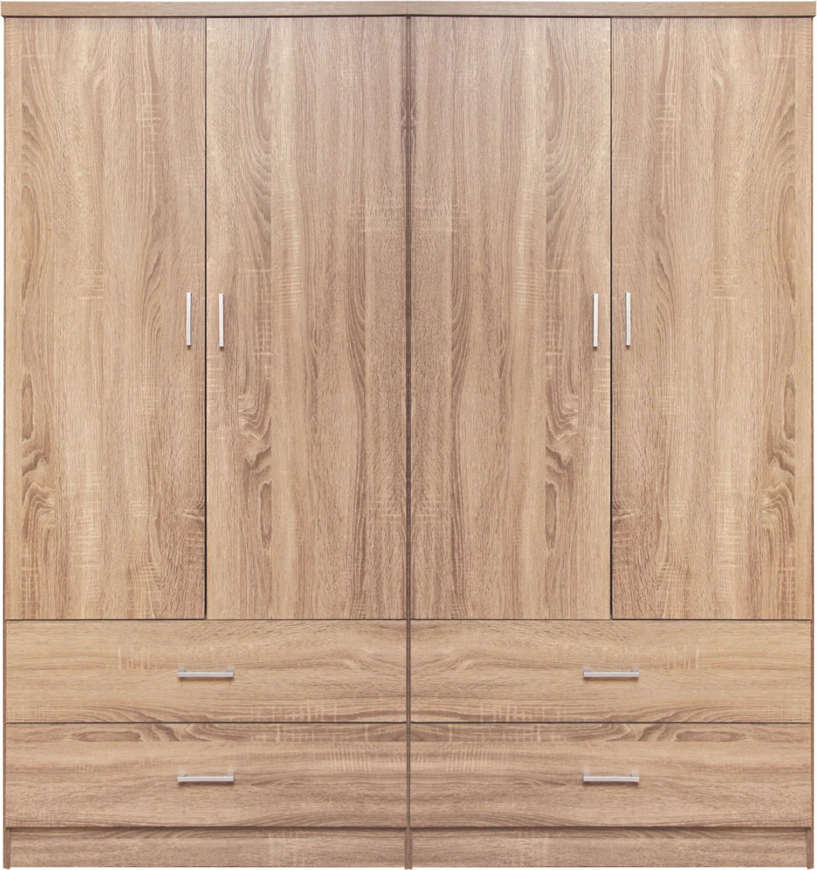 Set 2 copë Gardërobë 4 fletë me 4 sirtarë Sonama 160x42x181 FH11349.02