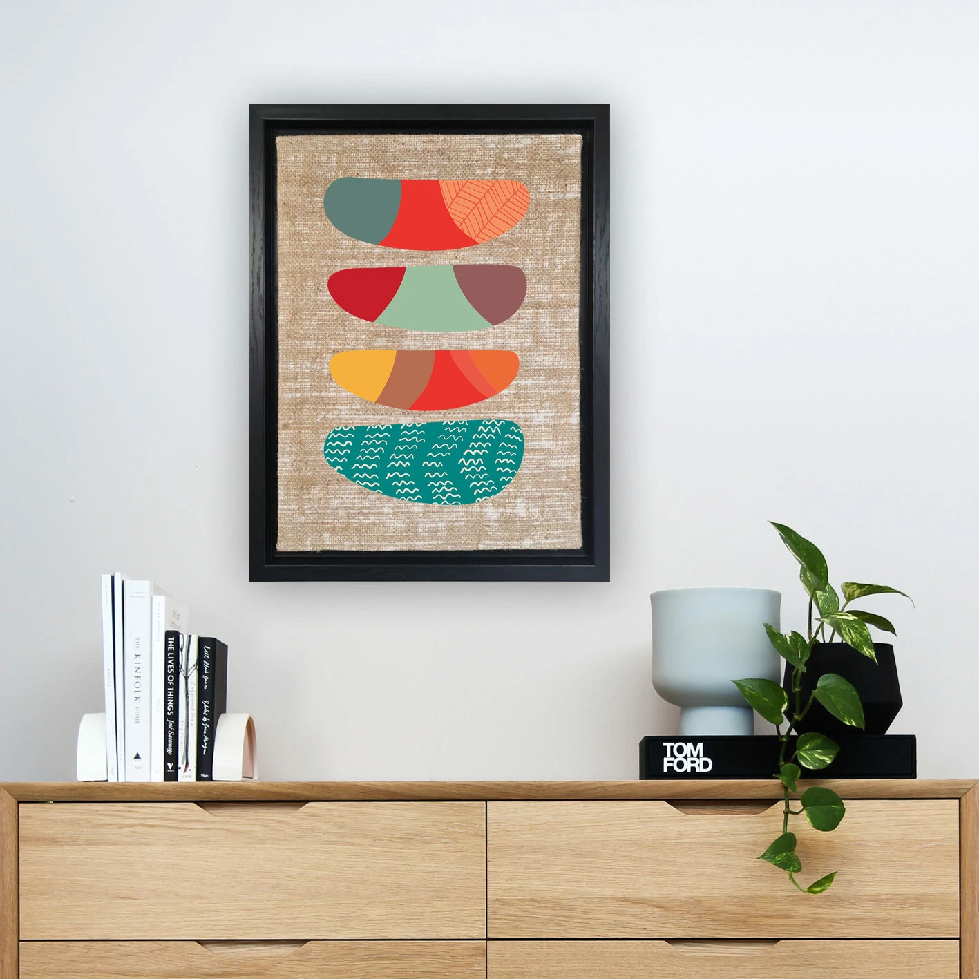 Pikturë dekorative në kanavacë, shumëngjyrëshe, Wallity LSJ41761352961, 36x46cm