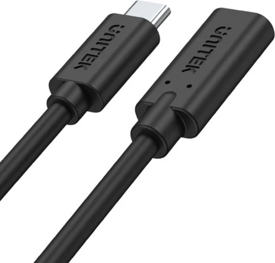 Zgjatës USB-C Unitek, i zi