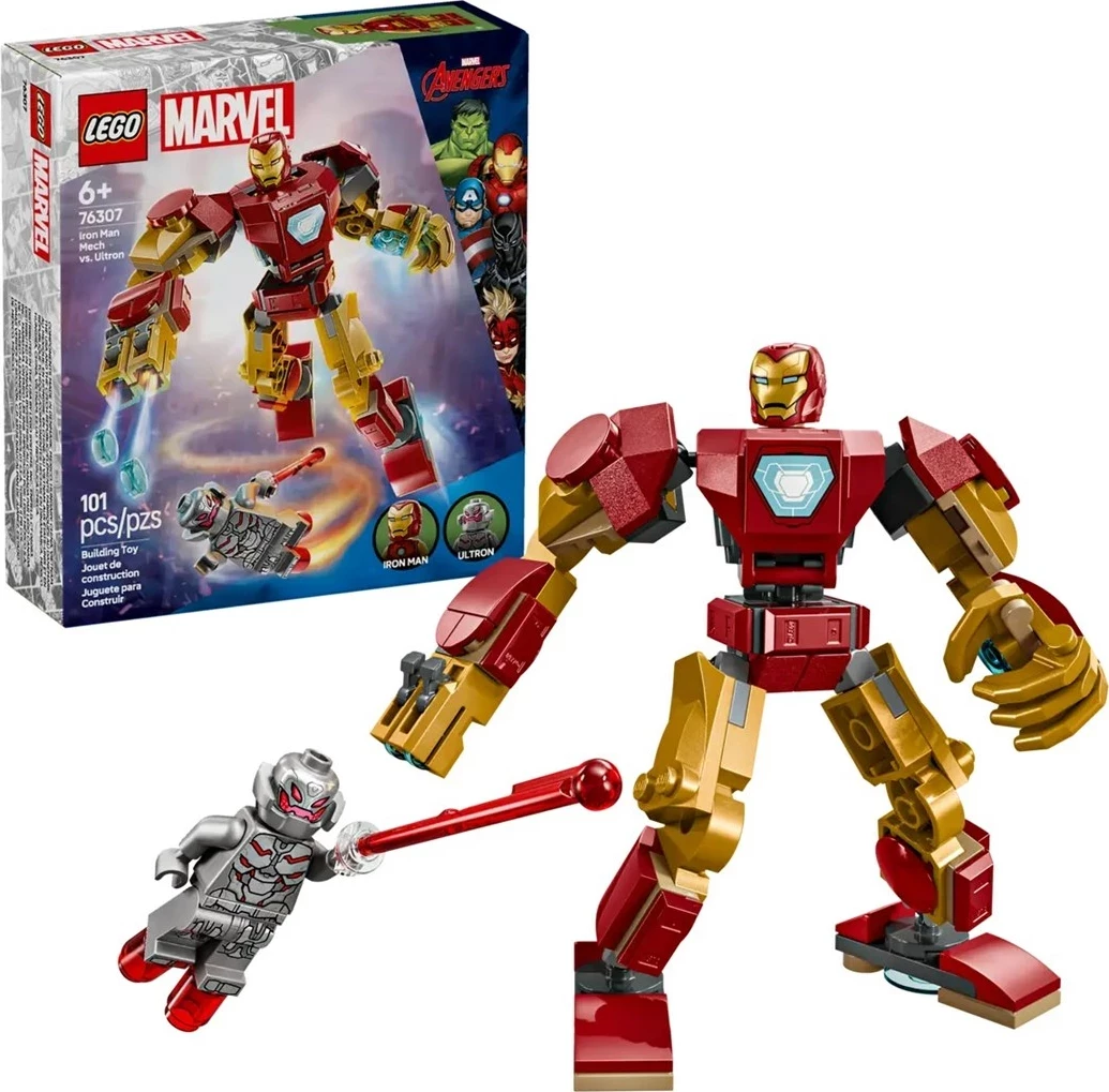 Set LEGO Marvel 76307 Iron Man Mech vs. Ultron