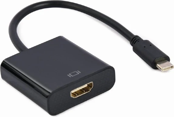 Përshtatës Gembird USB-C në HDMI, 4K, i zi