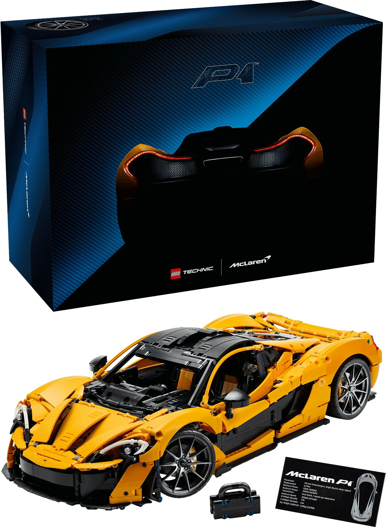 Set ndërtimi LEGO McLaren P1, 3893 pjesë, shumëngjyrësh