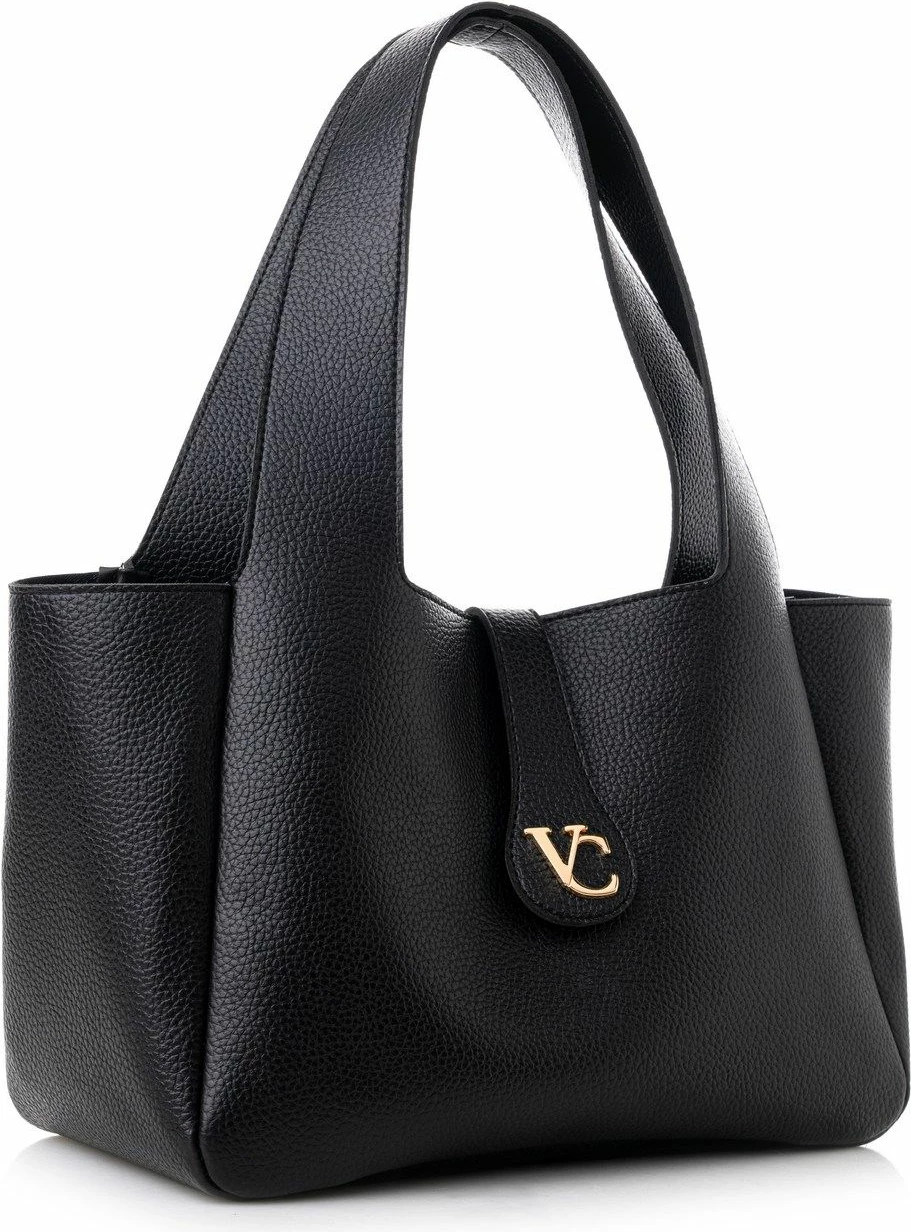 Çantë tote e zezë Vince Camuto, L'Aquila