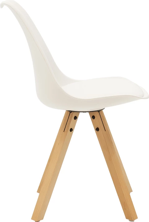 Karrige Caron PP e bardhë-këmbë natyrale