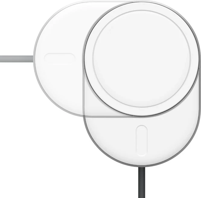 Karikues veture Belkin BoostCharge Pro WIC008BTGR-V2, wireless, 20W, USB Type-C, argjendtë/bardhë