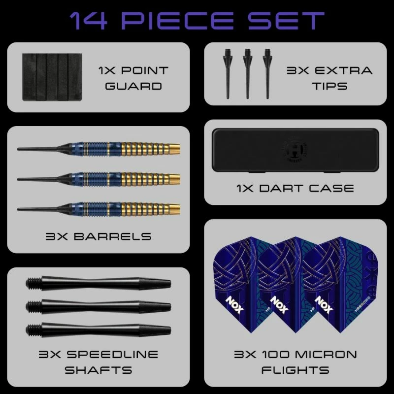 Shigjeta soft tip për dart Harrows, unisex [Pesha: 20 g]