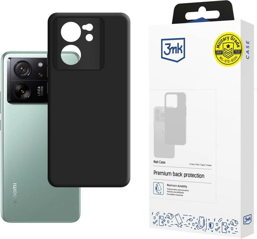 Mbështjellës 3mk Matt Case për Xiaomi 13T Pro, i zi