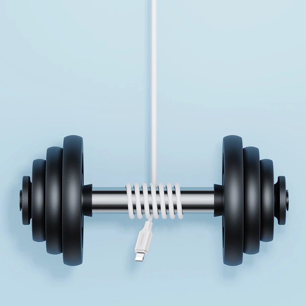 Kabllo USB-A në Lightning Joyroom Long-Lasting Series A9 S-UL012A9 1m 2.4A 20W 480Mbps e bardhë