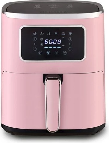Fritezë me ajër të nxehtë Heinrich's HFR 8216, 5.0 L, 1450 W, Rozë