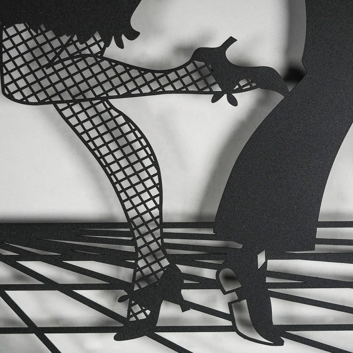 Aksesor dekorativ metalik për mur, Wallity, Let’s Dance, art metalik për mur - APT005