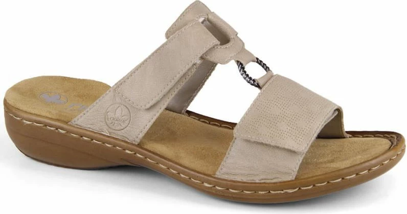 Papuqe për femra Rieker, të bezhta