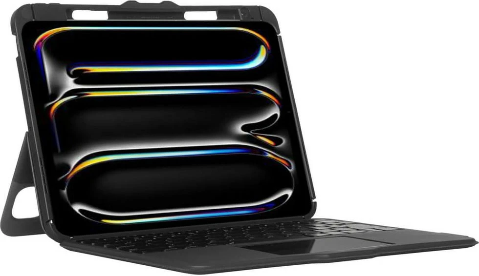 Mbështjellës me tastierë Targus Versavu, Bluetooth 5.0, QWERTY spanjisht, e zezë