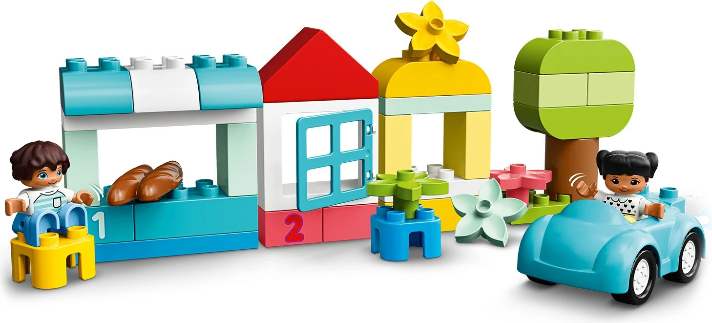 Set ndërtimi LEGO DUPLO Classic Brick Box 10913, 65 pjesë, shumëngjyrësh