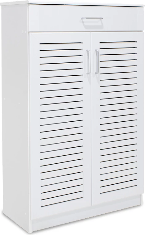 Dollap këpucësh Sante 20 palë, ngjyrë e bardhë, 80x37x123cm