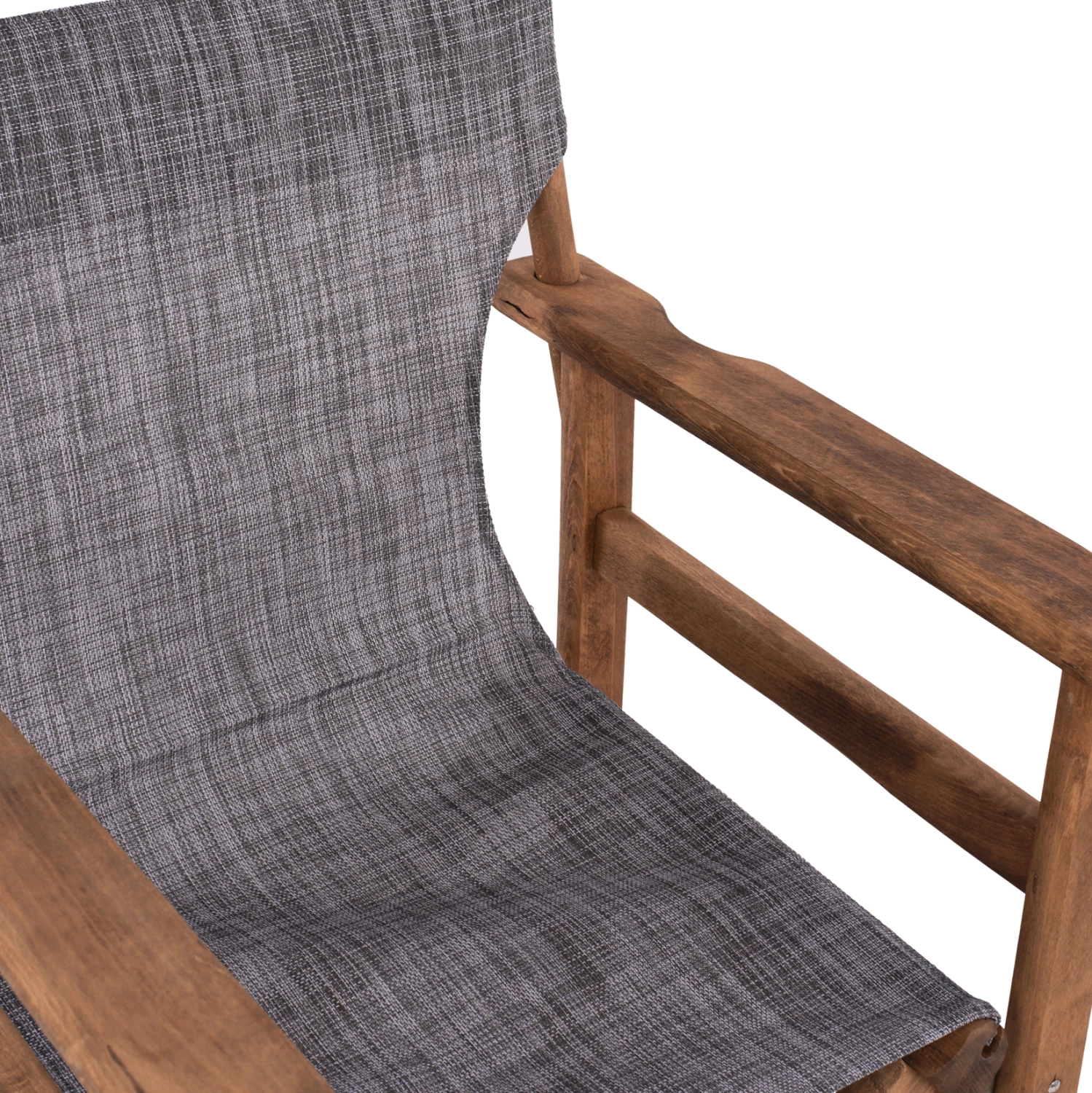 Karrige drejtorësh Limnos, ngjyrë arre, me tekstilene gri, FH10368.10