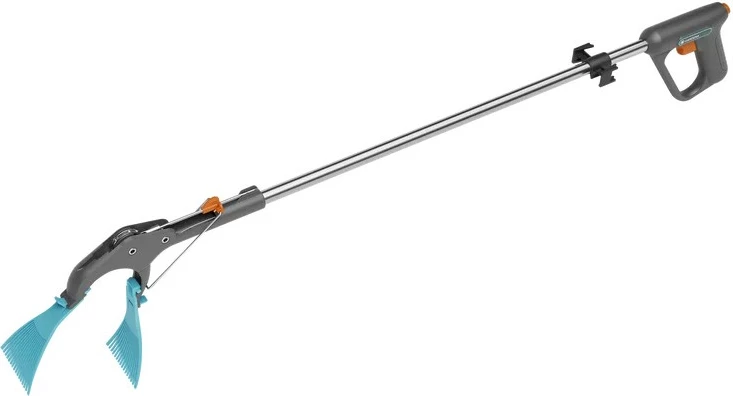 Kapës GARDENA Greifer 4 in 1, multifunksional, metalik, kaltër/gri